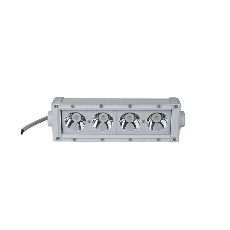 New - 10.5inch Marine Grade Single Row Straight Light Bar with 40-Watt 4 x 10W High Intensity OSRAM LEDs image number 1