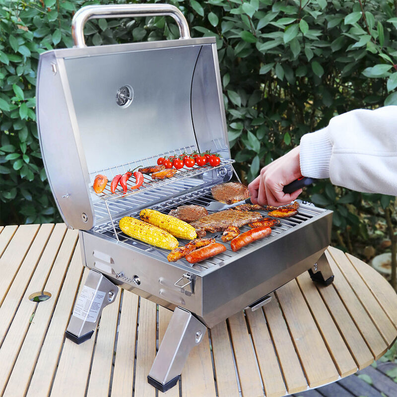 Royal Gourmet Stainless Steel Portable Grill image number 9