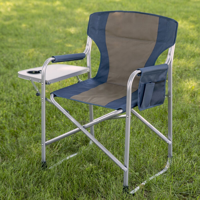 Venture Forward Director's Chair, Navy/Brown image number 10