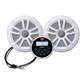 Boss MCKGB350W.6 Marine Gauge Receiver Package With Bluetooth