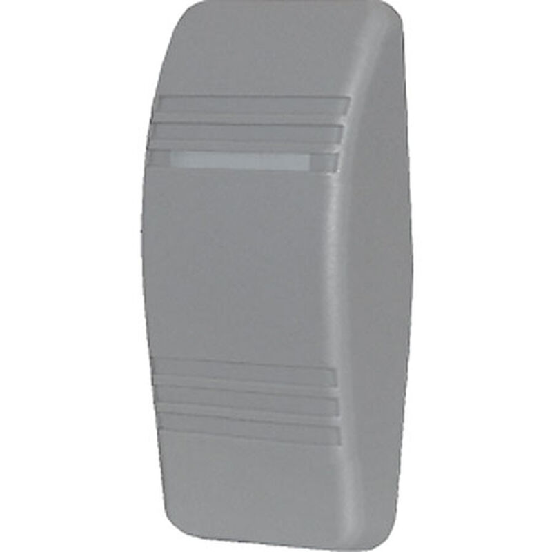 Blue Sea Contura Rocker Switch Actuator with 1 LED Indicator Light, gray image number 1