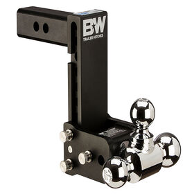B&W Hitches Tow & Stow Class IV Hitch Ball Mount, 10,000 GTW, 1000 Tongue Weight