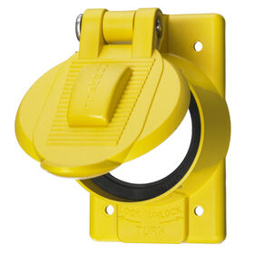 Hubbell Dockside Spring Loaded Cover Plate