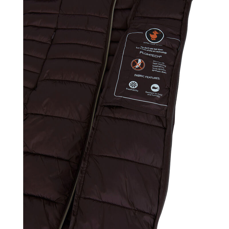 Save The Duck Women's Iris Long Quilted Winter Coat image number 7
