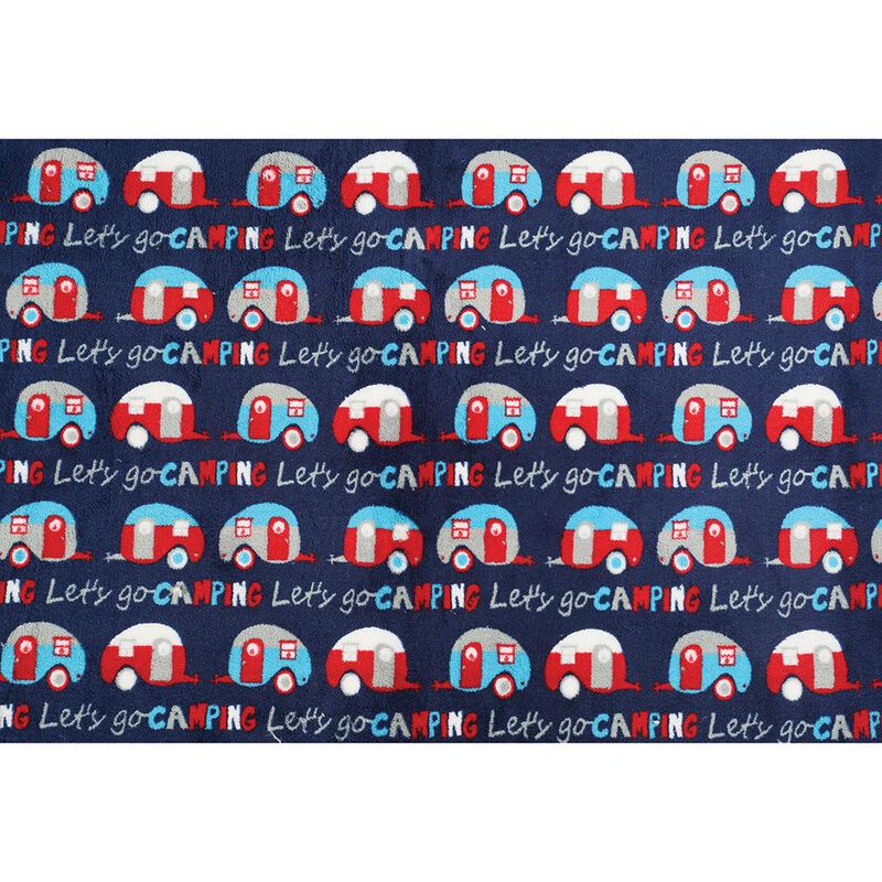 Let&rsquo;s Go Camping Throw, 50&rdquo; x 60&rdquo; image number 4