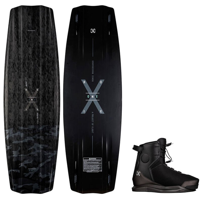 Ronix Factory Blemish One Timebomb 138 Wakeboard with Parks Bindings image number 1