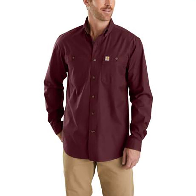 Carhartt Rugged Flex Rigby Long-Sleeve Work Shirt image number 4