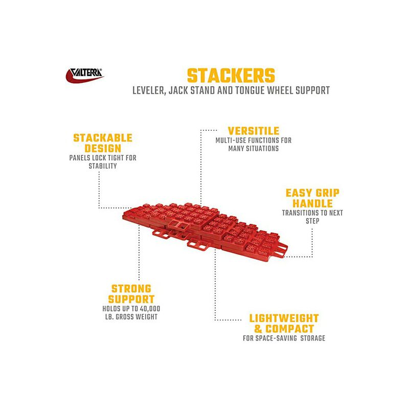 VALTERRA StayPut Stackers 8 x 8, 4 Pack, Boxed image number 4