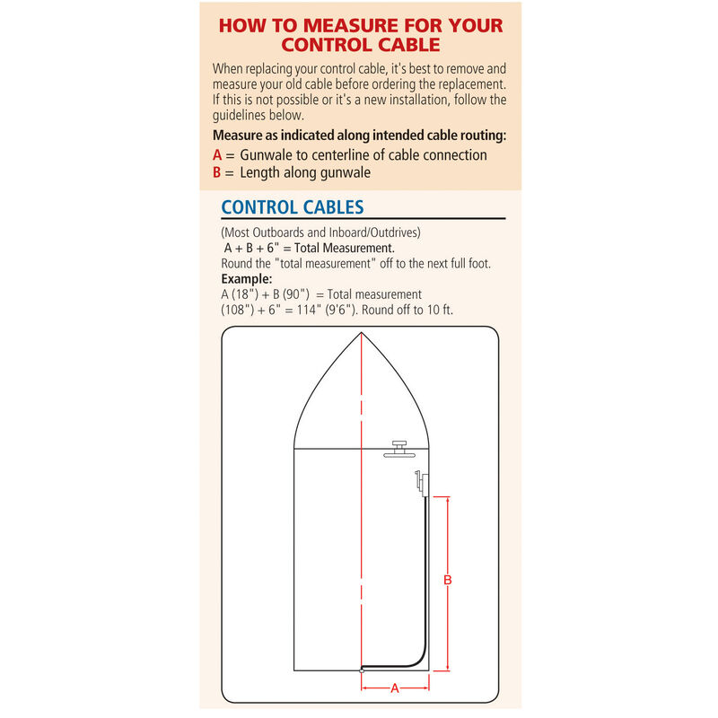 SeaStar Solutions TfXtreme CCX633 Premium Replacement Control Cable image number 2