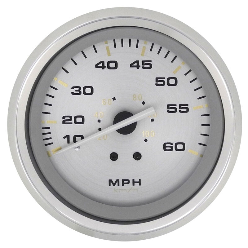 Sierra Gold Sterling 3" Speedometer, 60 MPH image number 1