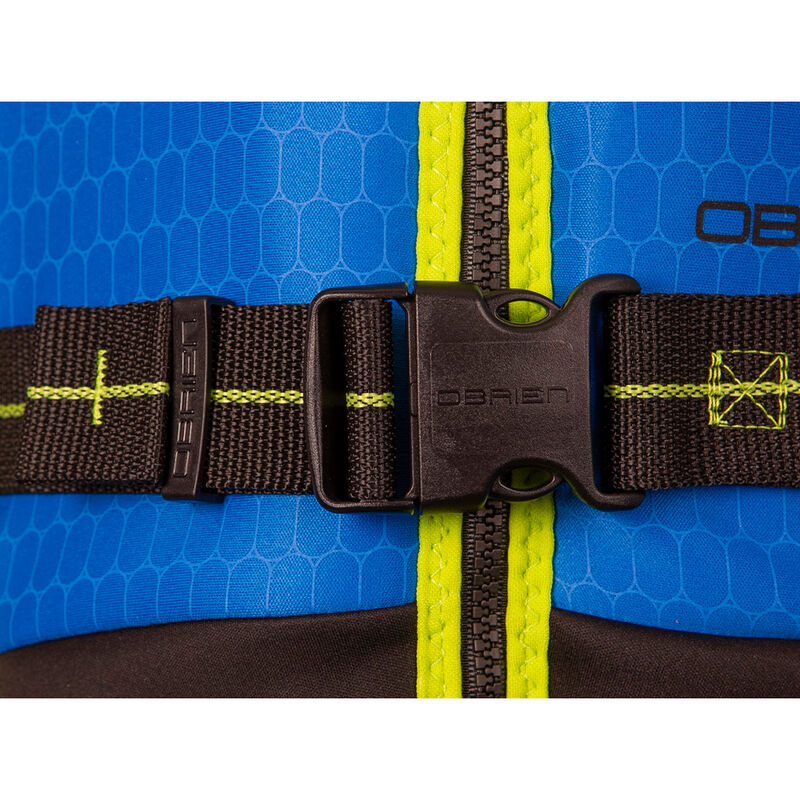 O'Brien Junior V-Back Life Jacket, Blue/Green image number 3