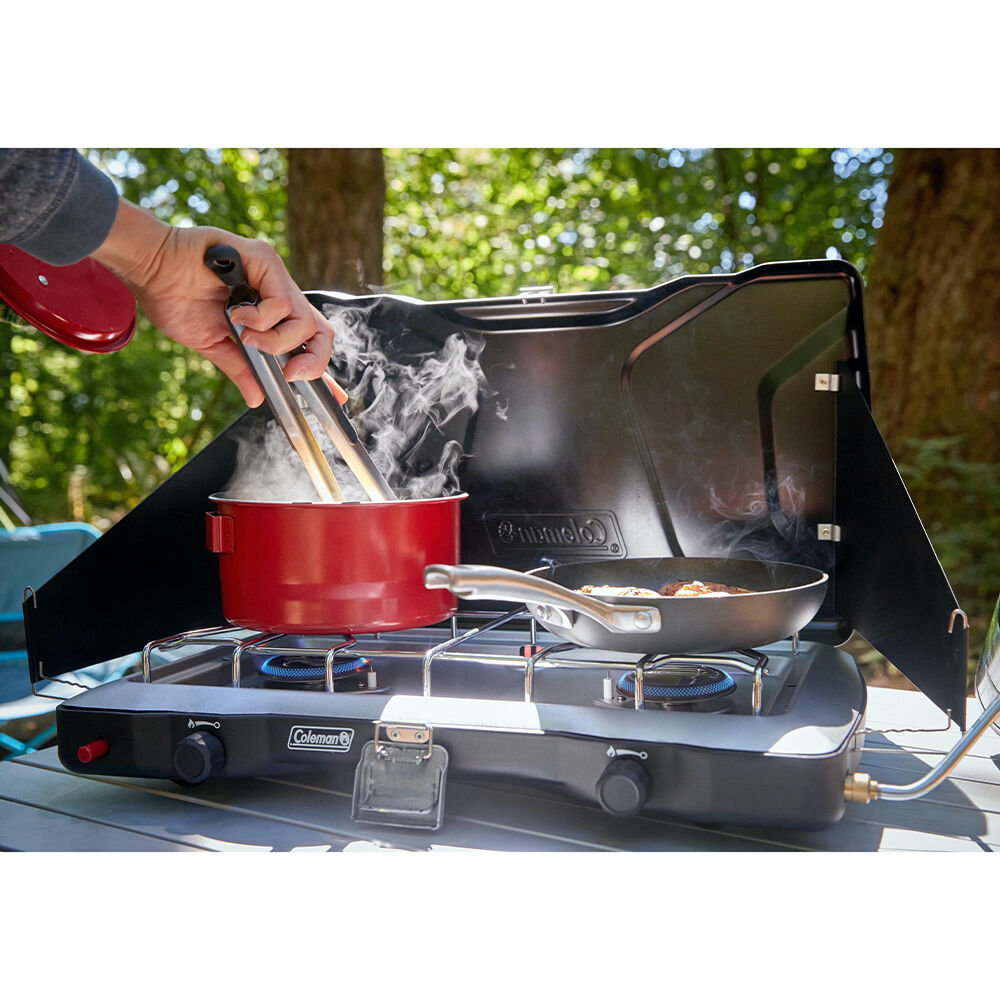 Coleman Triton+ 2-Burner Propane Gas Camping Stove