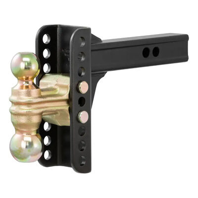 CURT 45900 Adjustable Channel Mount with Dual Ball