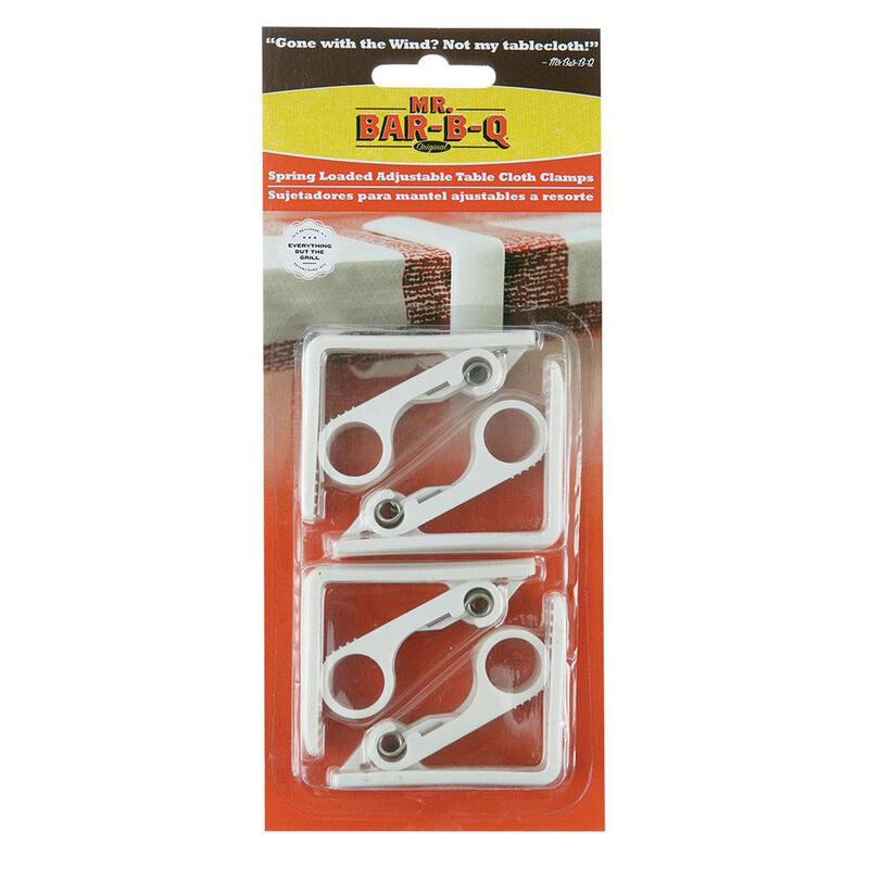 Spring-loaded Tablecloth Clamps, 4-pack image number 1
