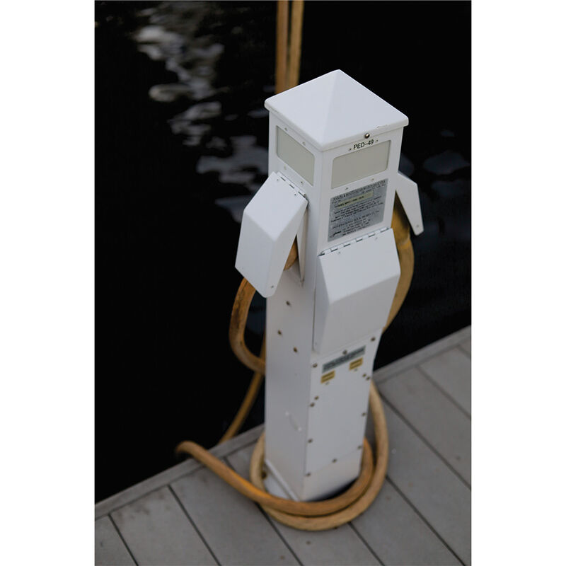 International Dock Products PED-41-4A-OVT2 41" Dock-Mount Power Pedestal image number 4