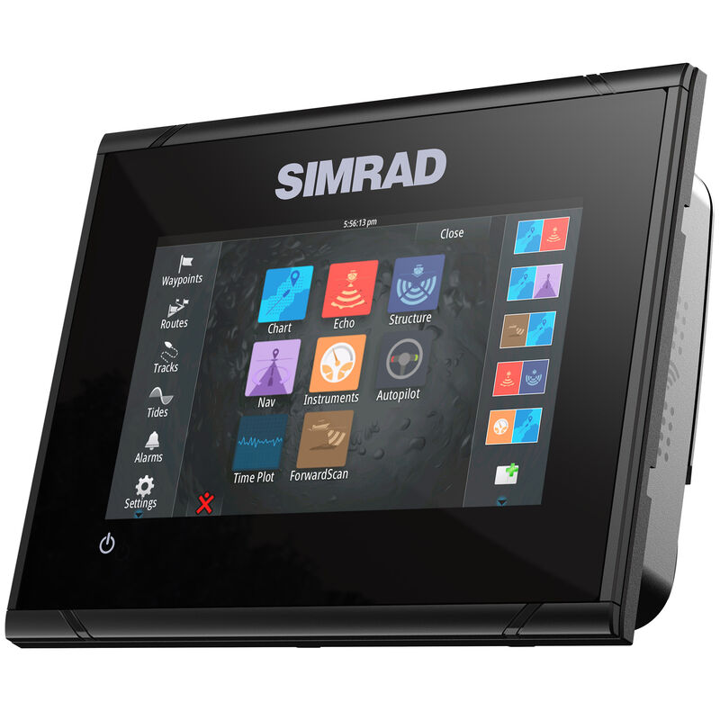 Simrad GO5 XSE Fishfinder Chartplotter With HDI Transducer And Insight USA Maps image number 3