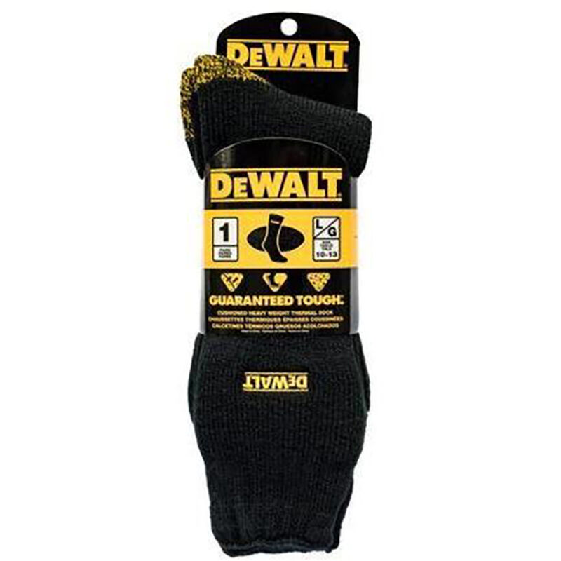 DeWalt Men’s Brushed Thermal Sock image number 1