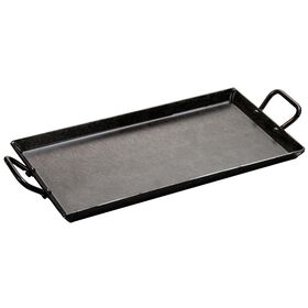 Lodge Seasoned Carbon Steel Griddle, 18" x 10"