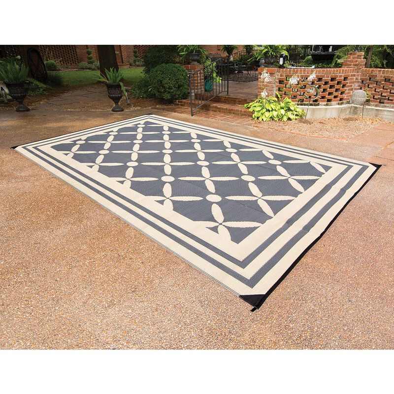 Reversible Windmill Design Patio Mat image number 13
