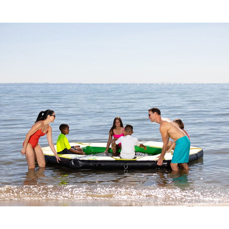 Aqua Lily Inflatable Dock, 12' x 10' x 8" Thick image number 4