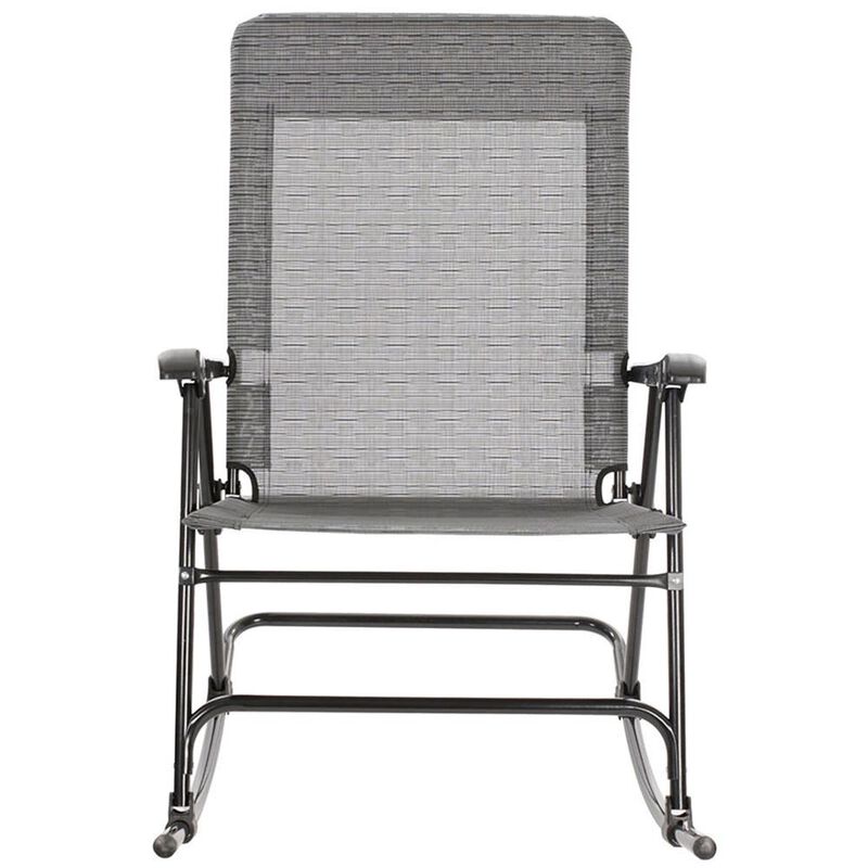 Metallic Mesh Rocker Chair image number 1