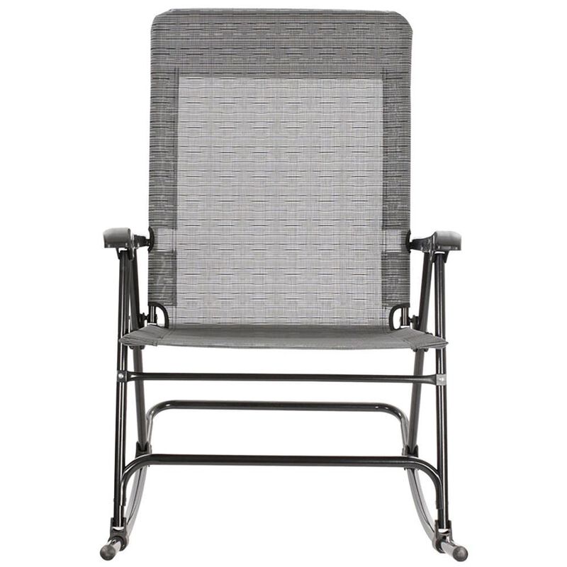 Metallic Mesh Rocker Chair image number 1