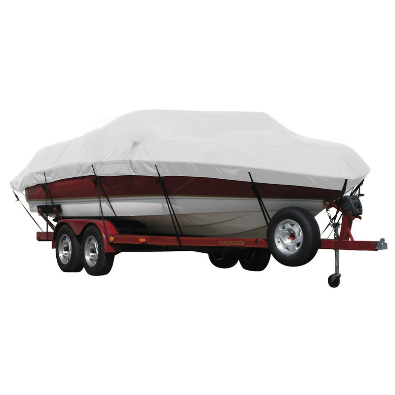 Exact Fit Covermate Sharkskin Boat Cover For MALIBU WAKESETTER 21 VLX w/TITAN TOWER FOLDED DOWN COVERS PLATFORM image number 9
