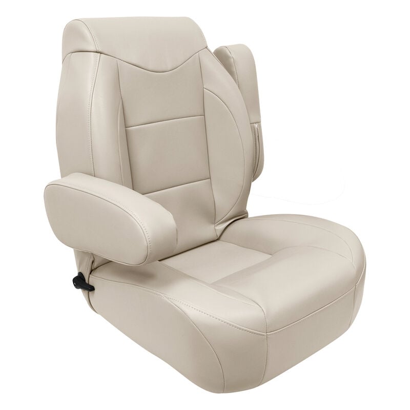 Wise High-Back Pontoon Reclining Helm Seat with Flip-Up Arm Rests image number 7