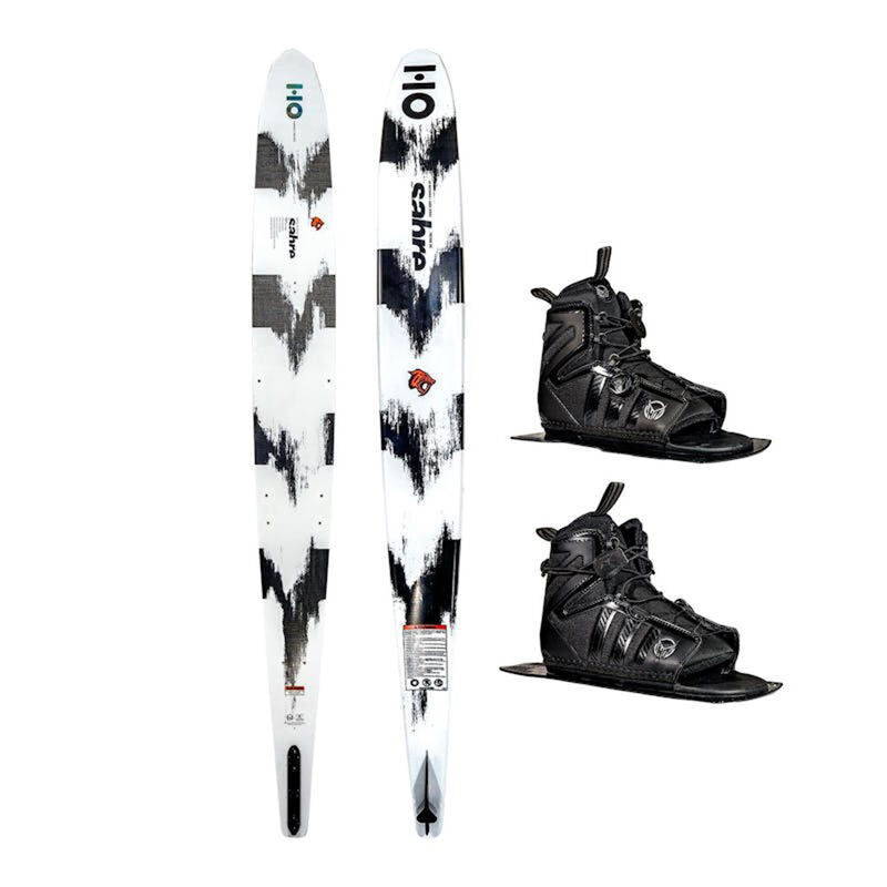 HO Sports Sabre Slalom Waterski with Double Stance 130 ATOP Boots image number 1