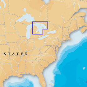 Navionics Platinum+ Map Lake Huron - SD Cartridge