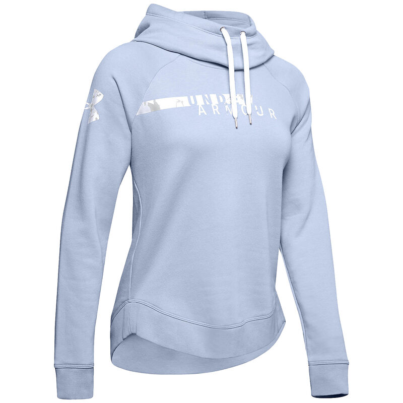  Under Armour Women's Favorite Fleece Camo Logo Hoodie  image number 2