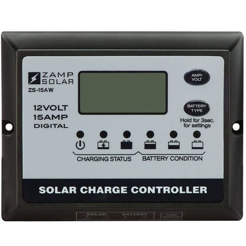 Zamp Solar 15-Amp 5-Stage PWM Charge Controller image number 1