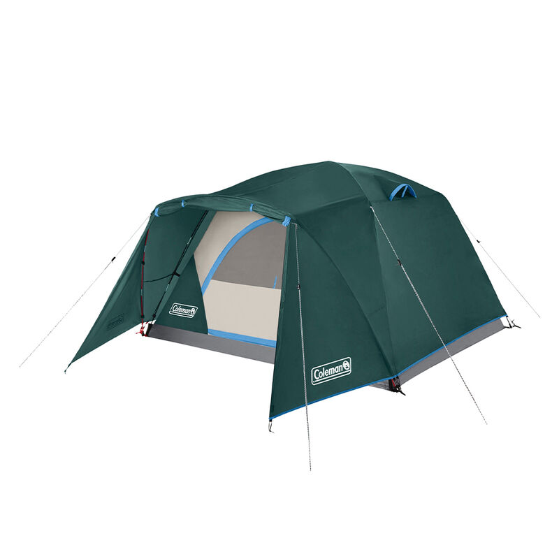 Coleman Skydome 4-Person Camping Tent with Full-Fly Vestibule, Evergreen image number 1