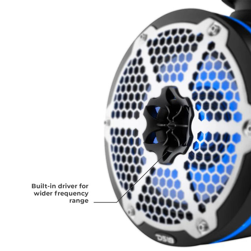 DS18 NXL-X10TPNEO 10" Marine Tower Speakers with RGB LED Lights, Pair image number 7