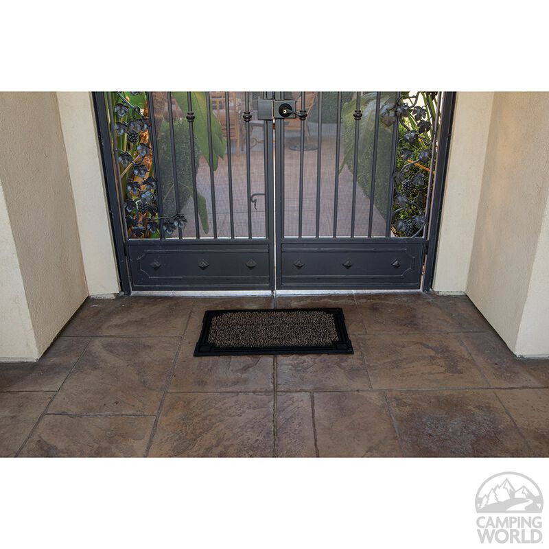 AstroTurf Patio Mat, 18" x 30", Black/Brown image number 4