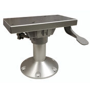 Seat Pedestal 9" Fixed Height with Swivel and Slide