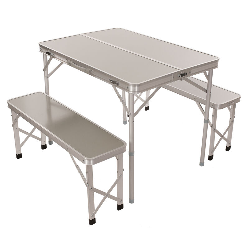 Portable Picnic Table with Benches image number 1