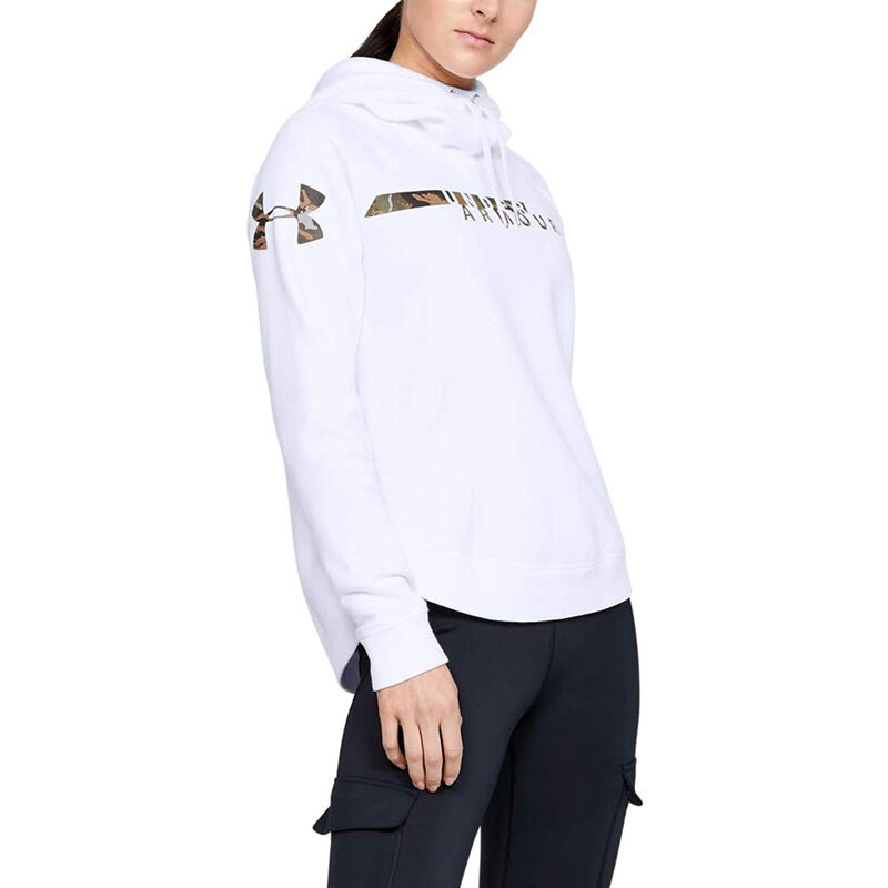  Under Armour Women's Favorite Fleece Camo Logo Hoodie  image number 3