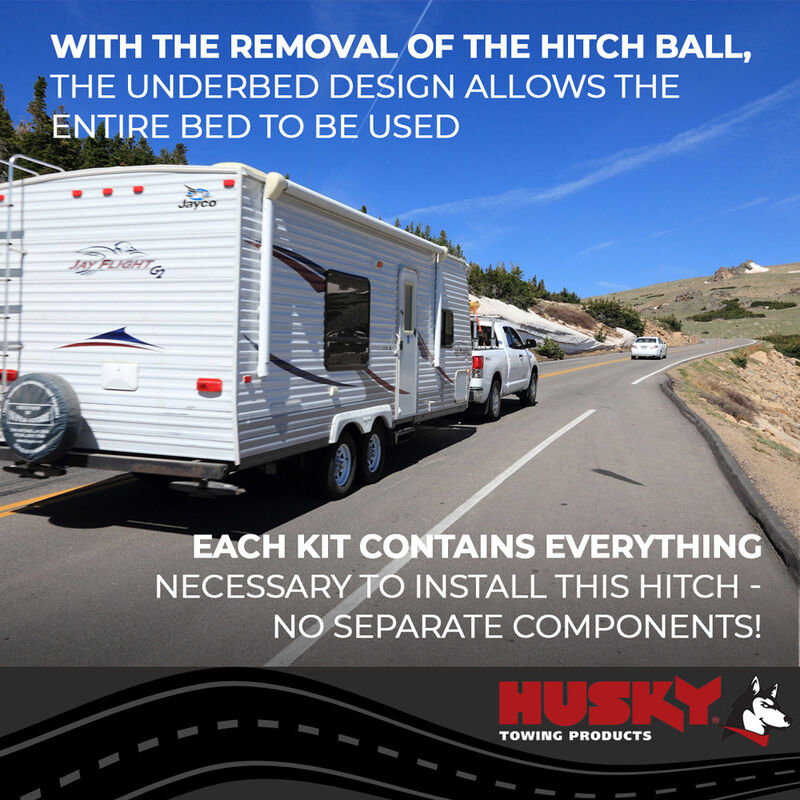 Husky Towing Ram Underbed Gooseneck Hitch (19+ 2500/3500) 33205 image number 6