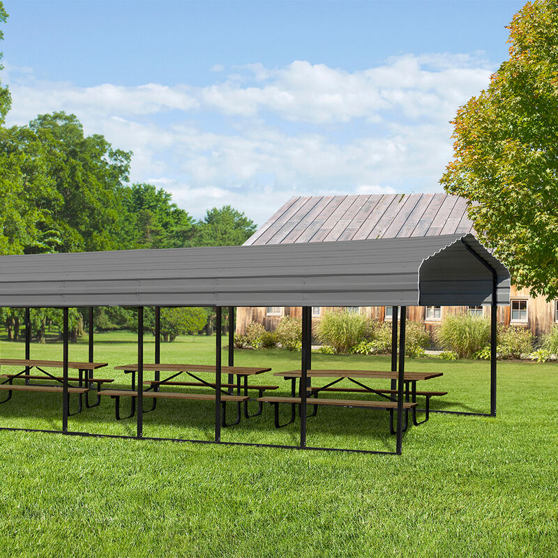 ShelterLogic Arrow Carport, 10'W x 29'L x 9'H image number 2