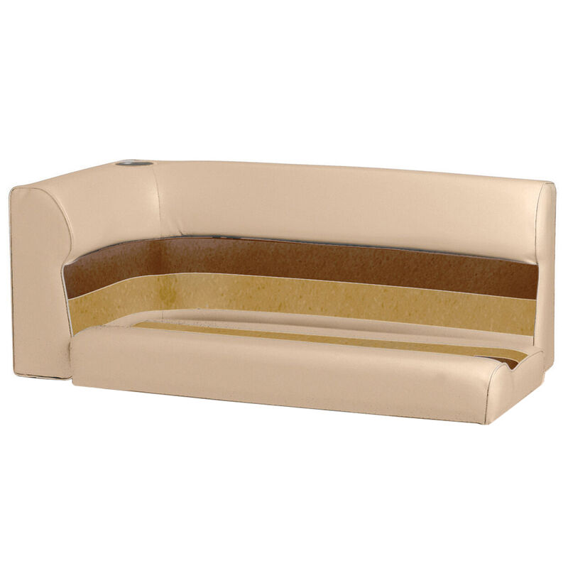 Toonmate Deluxe Pontoon Right-Side Corner Couch Top - Sand/Chesnut/Gold image number 6