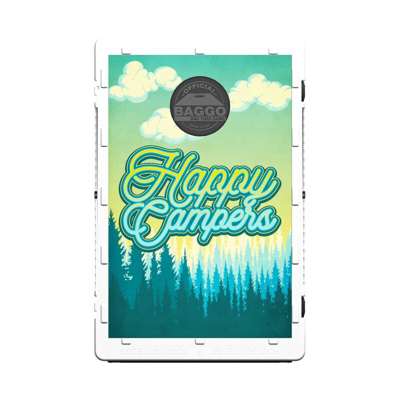 Baggo Happy Camper Tree Line Portable 2x3 Cornhole Game image number 2