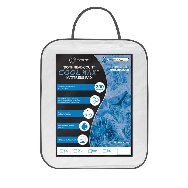 Soft-Tex Mattress Pad, RV King image number 4