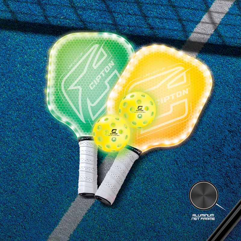 Cipton LED Light-Up Pickleball Set with Net image number 10