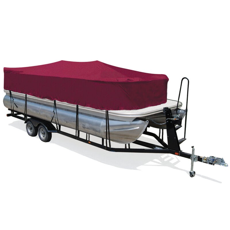 Trailerite Hot Shot Cover for Playpen Cover For Pontoon Boats, Black (24'1"-26'0" Cl X 96" B) image number 3