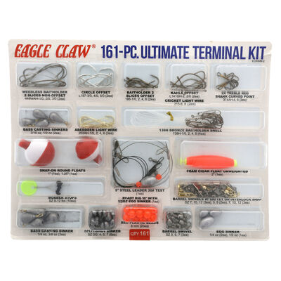 Eagle Claw 161-Piece Ultimate Terminal Kit