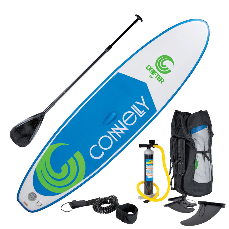 Connelly Drifter 10' Inflatable Stand-Up Paddleboard Package image number 1