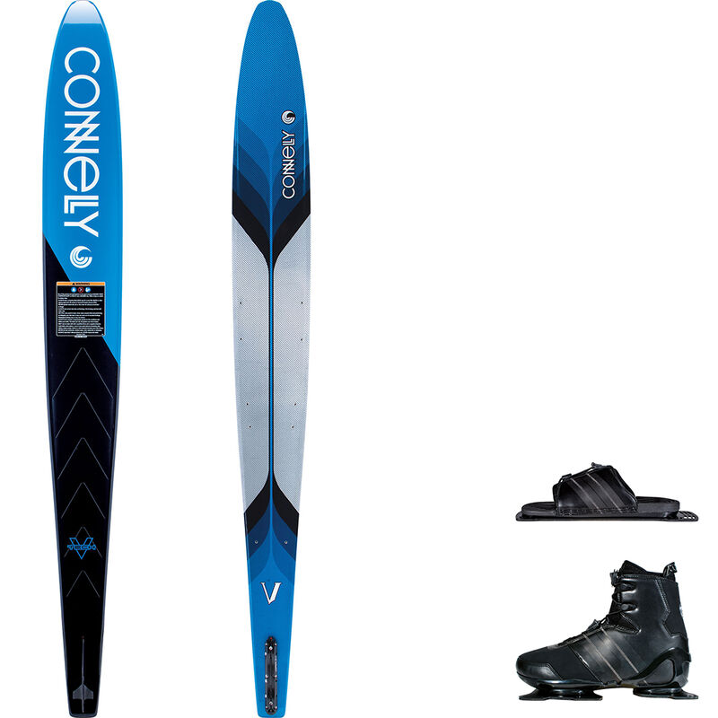 Connelly V Slalom Waterski With Left Sync Binding And Rear Toe Plate - XL - size 69 image number 1