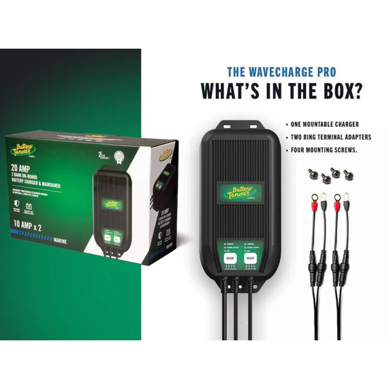 Battery Tender WaveCharge Pro 3-Bank 12V 30 Amp BC & Maintainer image number 7