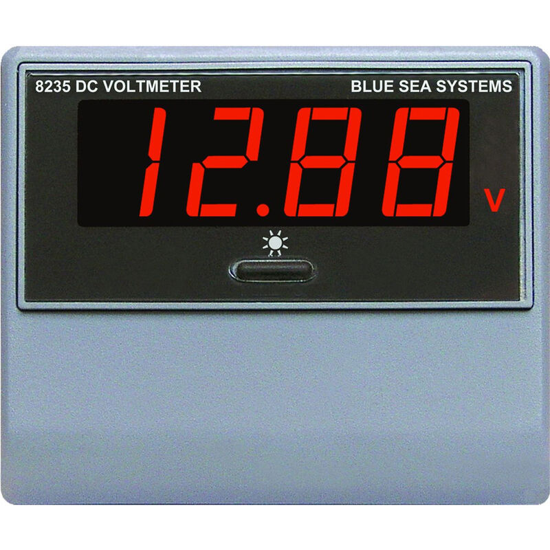 Blue Sea DC Digital Voltmeter, 0-60V image number 1